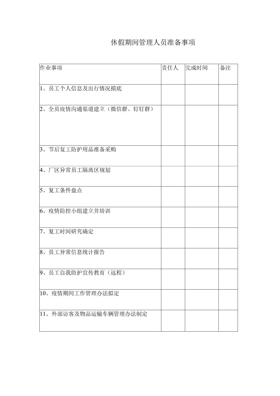 酒店疫情防控应急预案(1)10