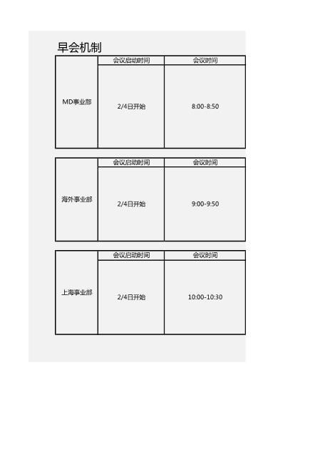 全员在线办公工作日报